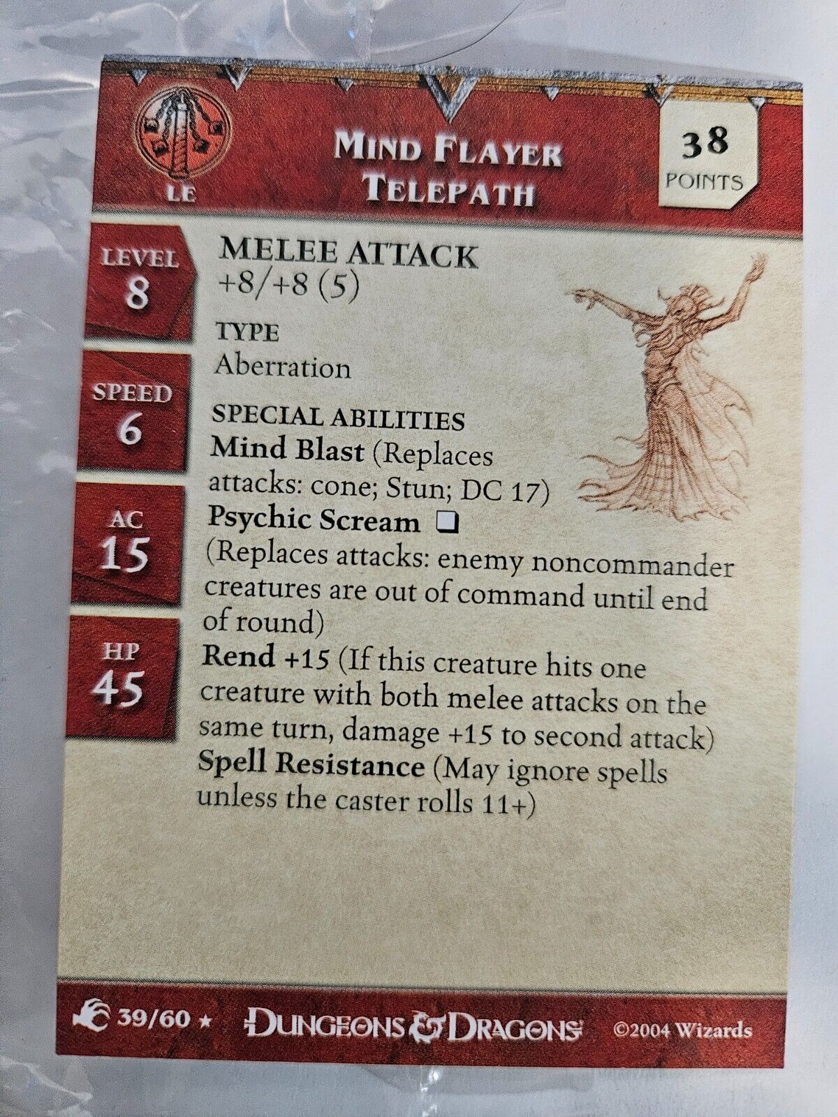 Mind Flayer Telepath 39/60 Aberrations